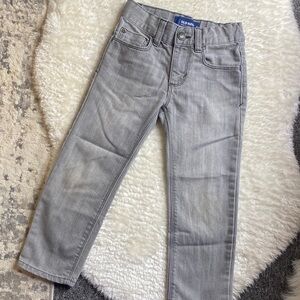 Old Navy Toddler Gray Straight-Leg Jeans
